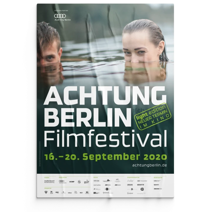Das Plakat des »achtung berlin Filmfestival«