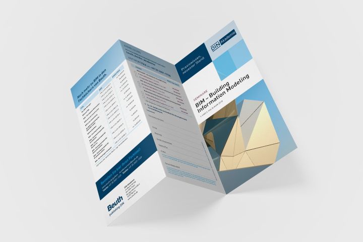 Eine Broschüre des Beuth Verlags zu BIM (Building Information Modeling)